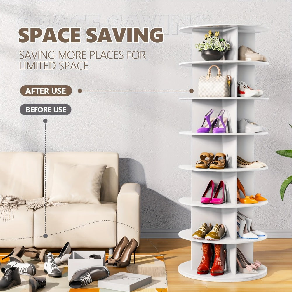 7-Tier Shoe Racks And Shoe Organizers with 360° Swivel for Entryway detail image