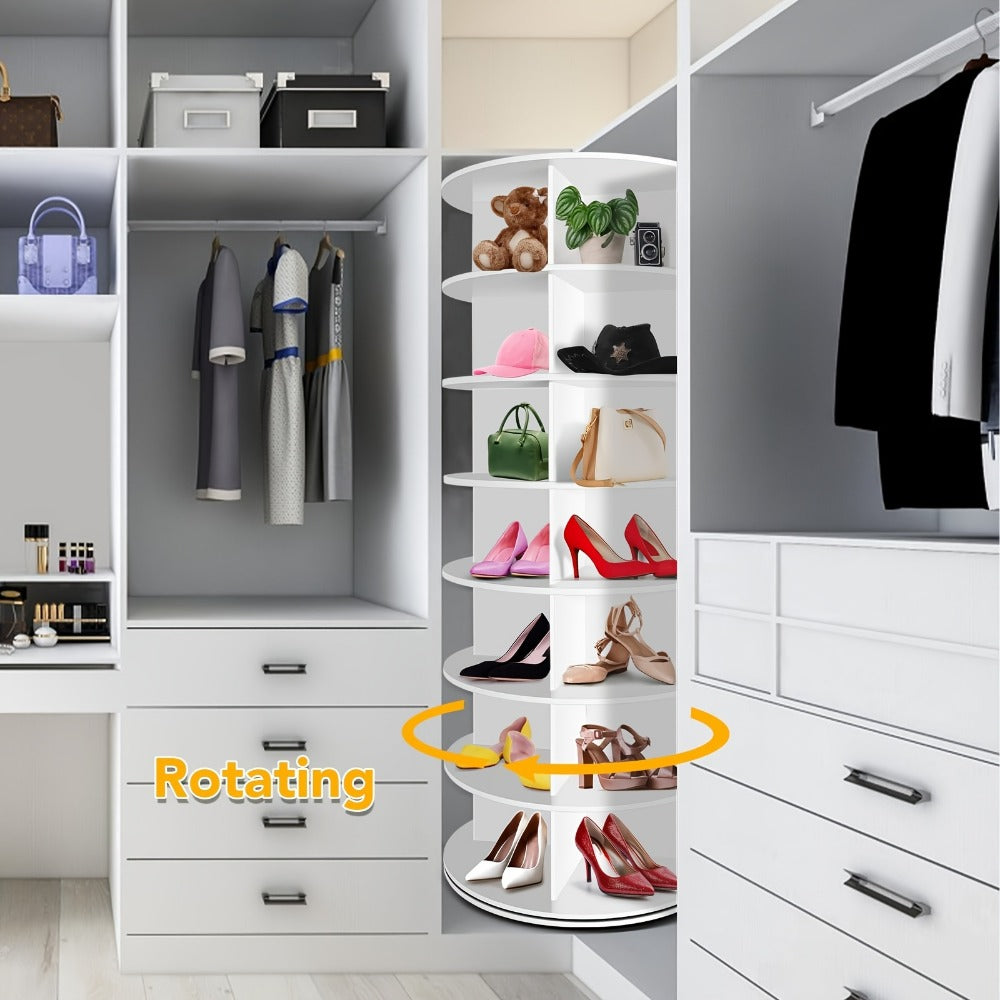 7-Tier Shoe Racks And Shoe Organizers with 360° Swivel for Entryway detail image - detail view 4