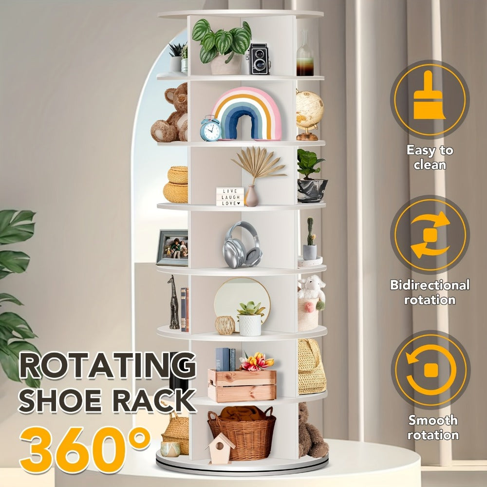 7-Tier Shoe Racks And Shoe Organizers with 360° Swivel for Entryway detail image - detail view 5