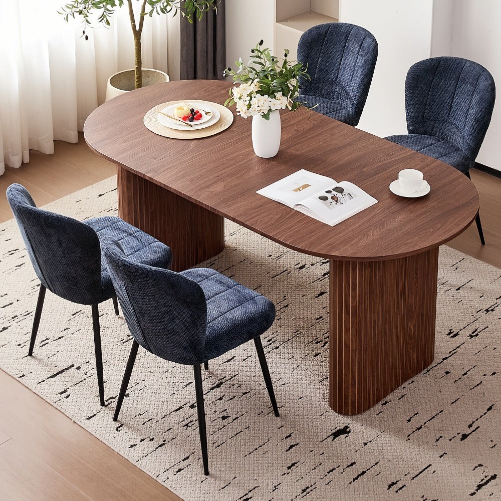 70.8-Inch Dining Table, Kitchen Dining Table for Work, Display, and Everyday Use detail image - detail view 10