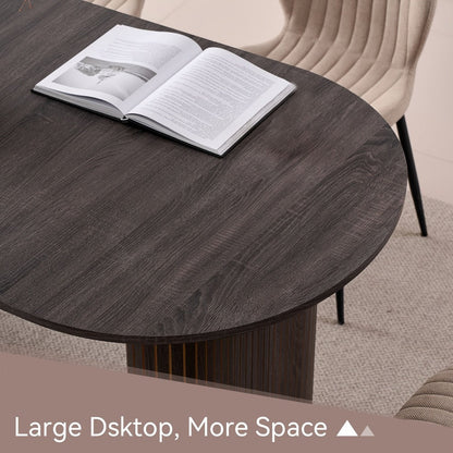 70.8-Inch Dining Table, Kitchen Dining Table for Work, Display, and Everyday Use detail image - detail view 16