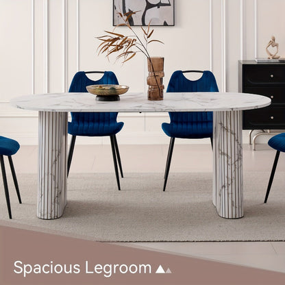 70.8-Inch Dining Table, Kitchen Dining Table for Work, Display, and Everyday Use detail image - detail view 19