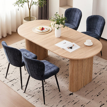 70.8-Inch Dining Table, Kitchen Dining Table for Work, Display, and Everyday Use detail image - detail view 8
