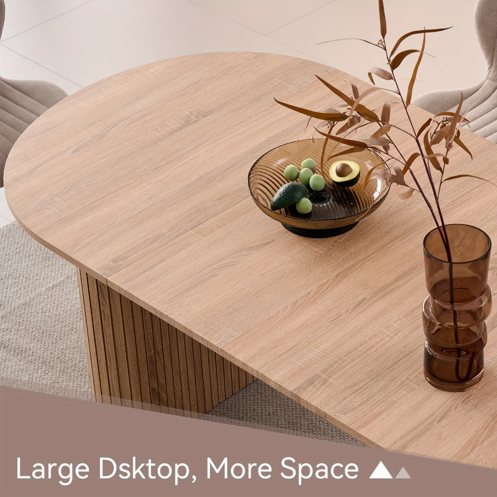 70.8-Inch Dining Table, Kitchen Dining Table for Work, Display, and Everyday Use detail image - detail view 9