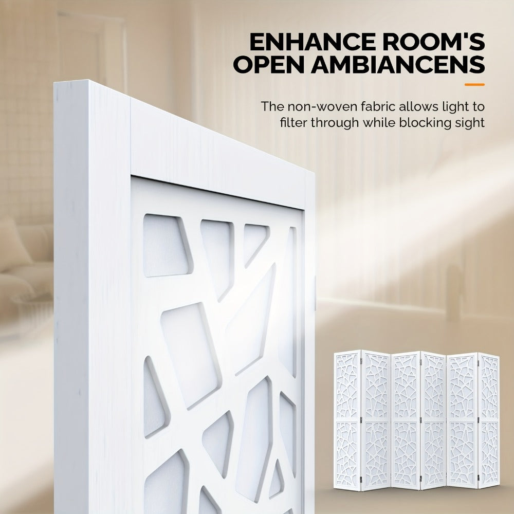 70-Inch Freestanding Room Divider with Added Privacy for Privacy and Space Definition detail image - detail view 4