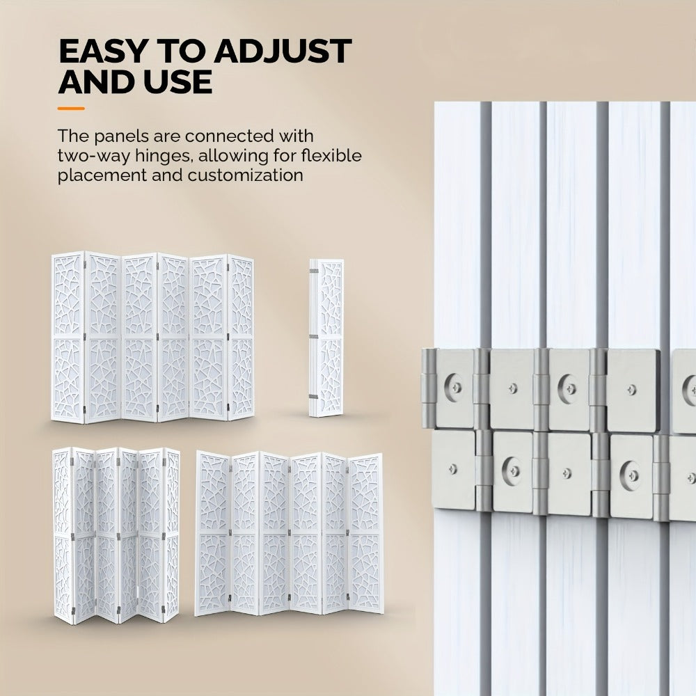 70-Inch Freestanding Room Divider with Added Privacy for Privacy and Space Definition detail image - detail view 6