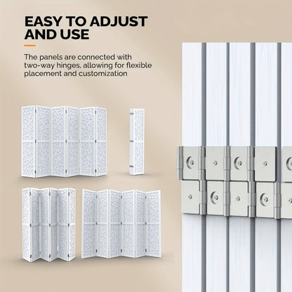 70-Inch Freestanding Room Divider with Added Privacy for Privacy and Space Definition detail image - detail view 6