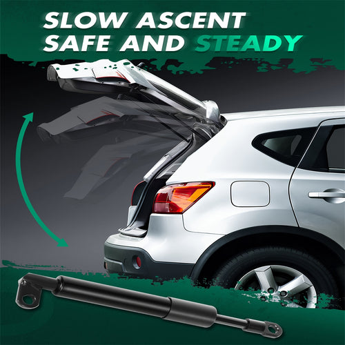 Tailgate Lift Support DZ43100 for 1999-2007 GMC Sierra Chevy Silverado 1500 2500 2500HD 3500 HD Rear Tailgate Gas Spring Strut Replacement - Black Steel