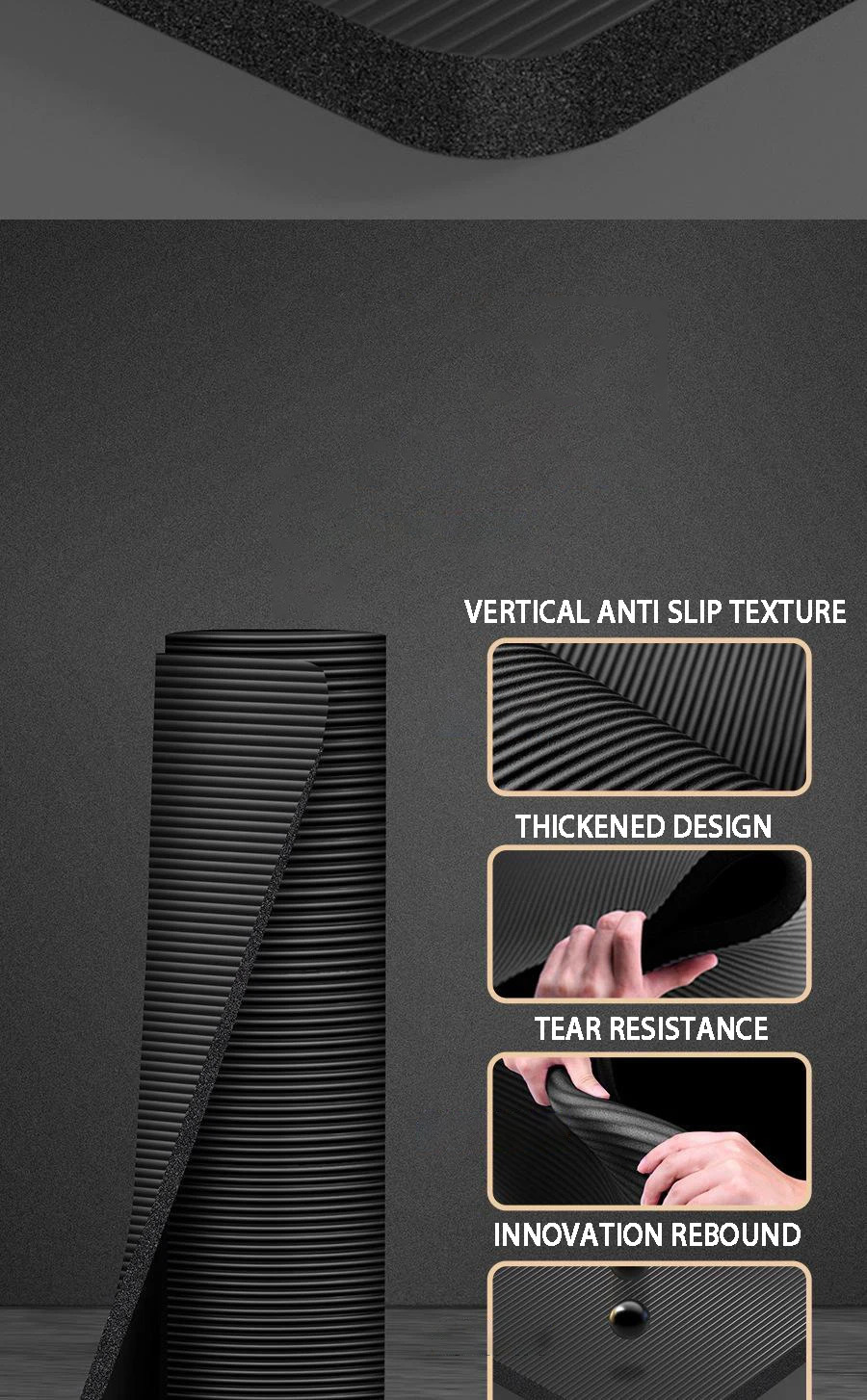 Extra Thick Yoga Mat 20mm – Extra Long 79 x 35 Inch Non-Slip Exercise Mat for Men, High-Density Cushioning for Pilates, Fitness, Stretching & Home Gym Workouts