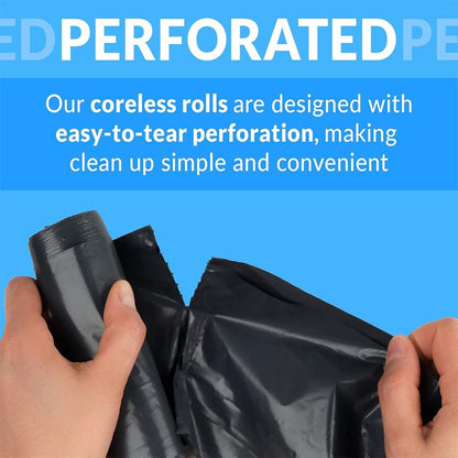30 Gallon Trash Bags 200 Count – Black Large Garbage Bags, Ultra Strong Leak-Proof, 113.5L Heavy Duty Bags for Kitchen, Industrial, Garden & Commercial Use, 4 Rolls / 2 Boxes Value Pack