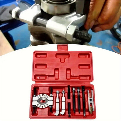 Bearing Puller Set 9-Piece - Gearbox Bearing Removal Tool Kit for Automotive & Mechanical Repair, Internal External Bearing Extractor, Professional Car Repair Tool for Transmission & Wheel Bearings