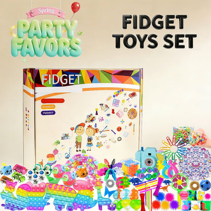 Fidget Toys Bulk 1000 Pcs Party Favors for Kids – Sensory Stress Relief Toy Pack, Classroom Prizes, Treasure Box Fillers, Goodie Bag Stuffers, Birthday Party Supplies for Boys Girls