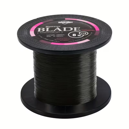 Monofilament Fishing Line 1000M / 1093Yds – Nylon Mono Line for Freshwater & Saltwater, 2-35LB, Black & White