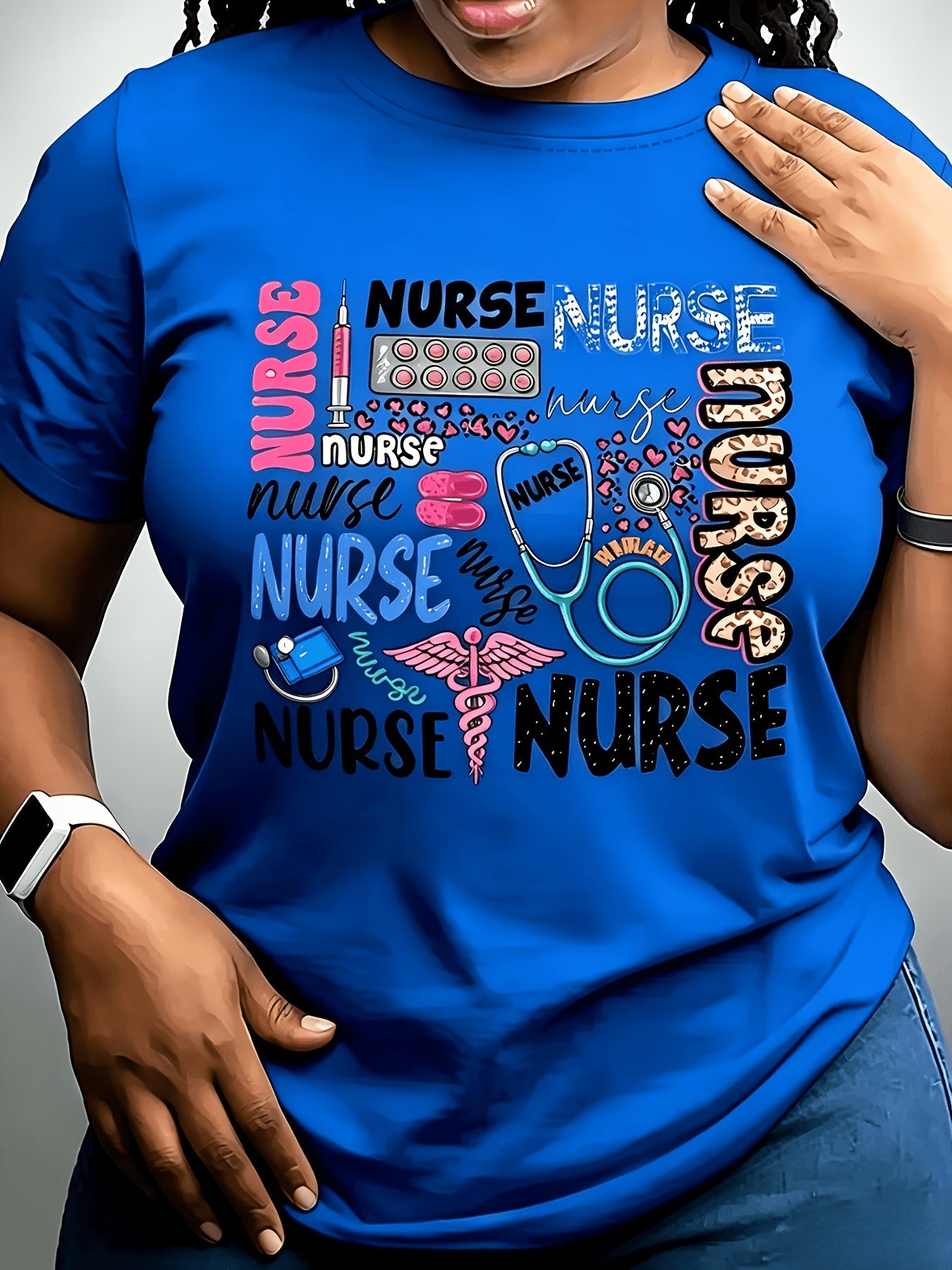 Men's Graphic Print T-Shirt - Round Neck Short Sleeve 955813