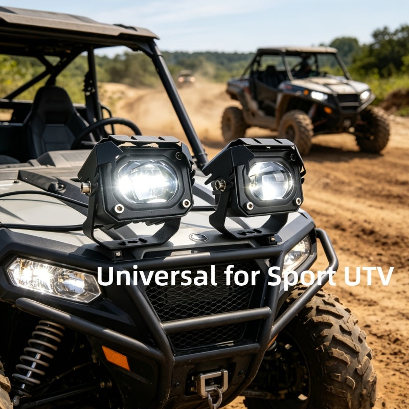 200W LED Lights, 23000LM Super Bright Motorcycle Lights, Used for High Brightness External Lighting Decoration Lights of Automobiles, Ships, Off-Road Pickups, Motorcycles, Ideal for Gifts Easy to Install Efficient Lighting, Without Battery