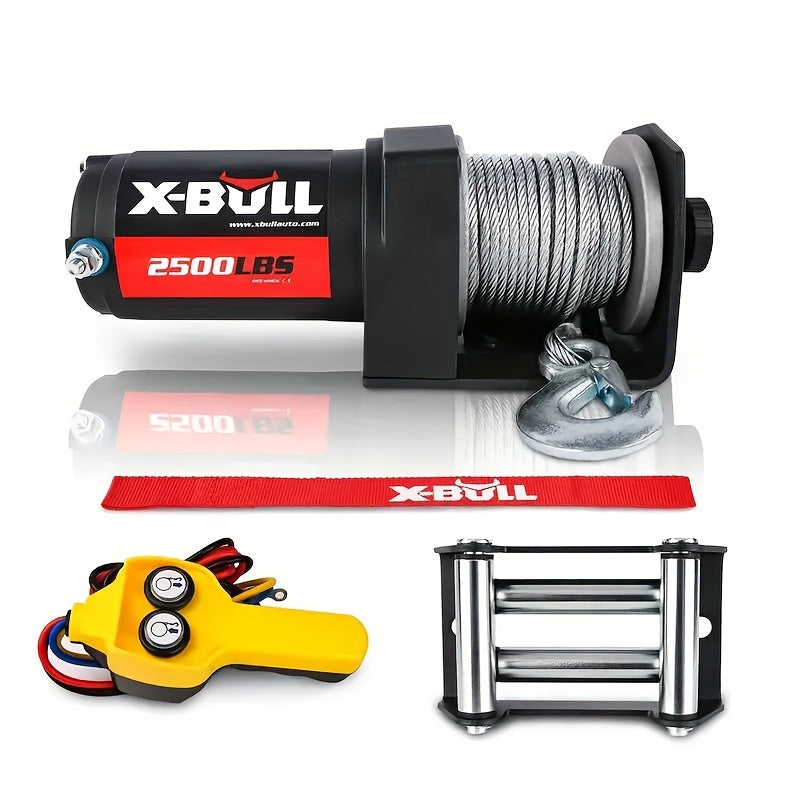 X-BULL 4500/3000/2500Lbs Electric Winch 12V Steel Wire for ATV UTV Boat Truck 4WD
