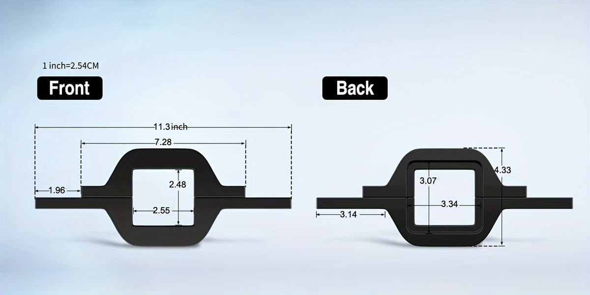 2pcs 18W Spot Driving Fog Light Off Road Led Lights Bar 2" Tow Hitch Bracket With Wiring Harness Kit -2 Leads, Without Battery