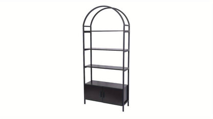 71-Inch Freestanding Bookshelf with Hidden Storage and Multiple Color Options detail image - detail view 15
