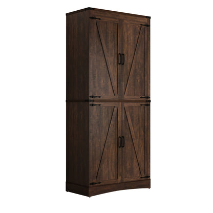 Storage Cabinet shown in the Brown option
