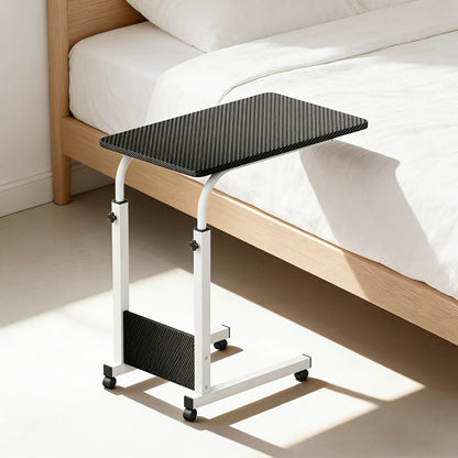 Bedside Table with Wheels Adjustable Height – Multi-Style Nursing Care Table for Elderly & Patients | Single & 3-Tier Rolling Overbed Dining Table, Home Medical Convalescent Furniture, 13 Styles
