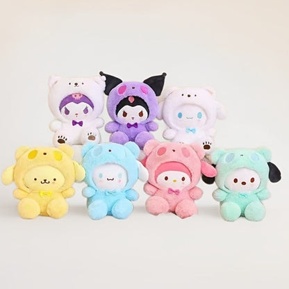 Kawaii Big-Eared Cinnamon Dog Plush Doll — Soft Stuffed Puppy Toy in White, Blue Jade & Pudding Styles for Girls Kids Teens Anime Fans Collectors | Birthday Easter Valentine Christmas Gift