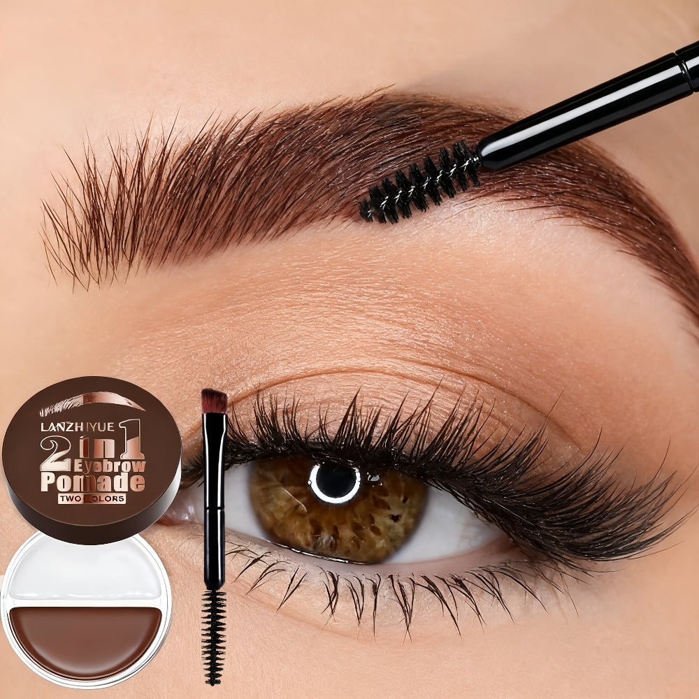 3D Microblading Brow Pen Waterproof Sweat-Proof Long-Lasting — Micro-Fork Tip Hair Stroke Effect Eyebrow Pencil with Brush Applicator Bold Precise Brow Definer 3 Shades All Skin Types