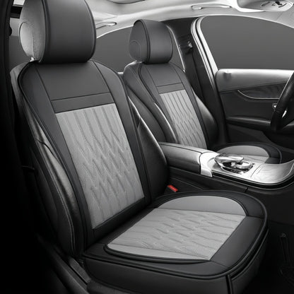 Car Seat Covers Front Pair – Universal Fit Bucket Seat Protector, Anti-Slip Full Surround High-Back Design, 15 Colors, Fits Cars SUVs Trucks