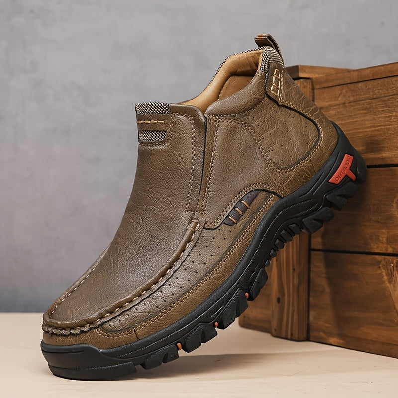 Men's Walking Shoes - Breathable Comfort & Cushioned Support