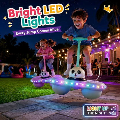 Rainbow LED Bouncing Ball for Kids & Adults – Light Up Glow Sensory Toy for Balance Coordination Indoor Outdoor Active Play Gift Boys Girls Ages 3+