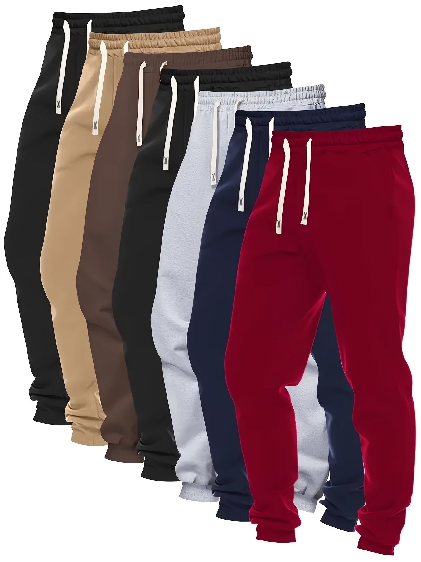 Men's Cargo Pants - Elastic Waist With Pockets Modern Style 393445