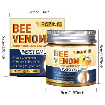 Vitamin C & Glycerin Bee Venom Joint Cream 2PCS 50g Each – Brightening Deep Moisturizing Body Cream for Dry Rough Skin on Arms Legs Knees Ankles Elbows, Smoothing Skin Care for Women Men