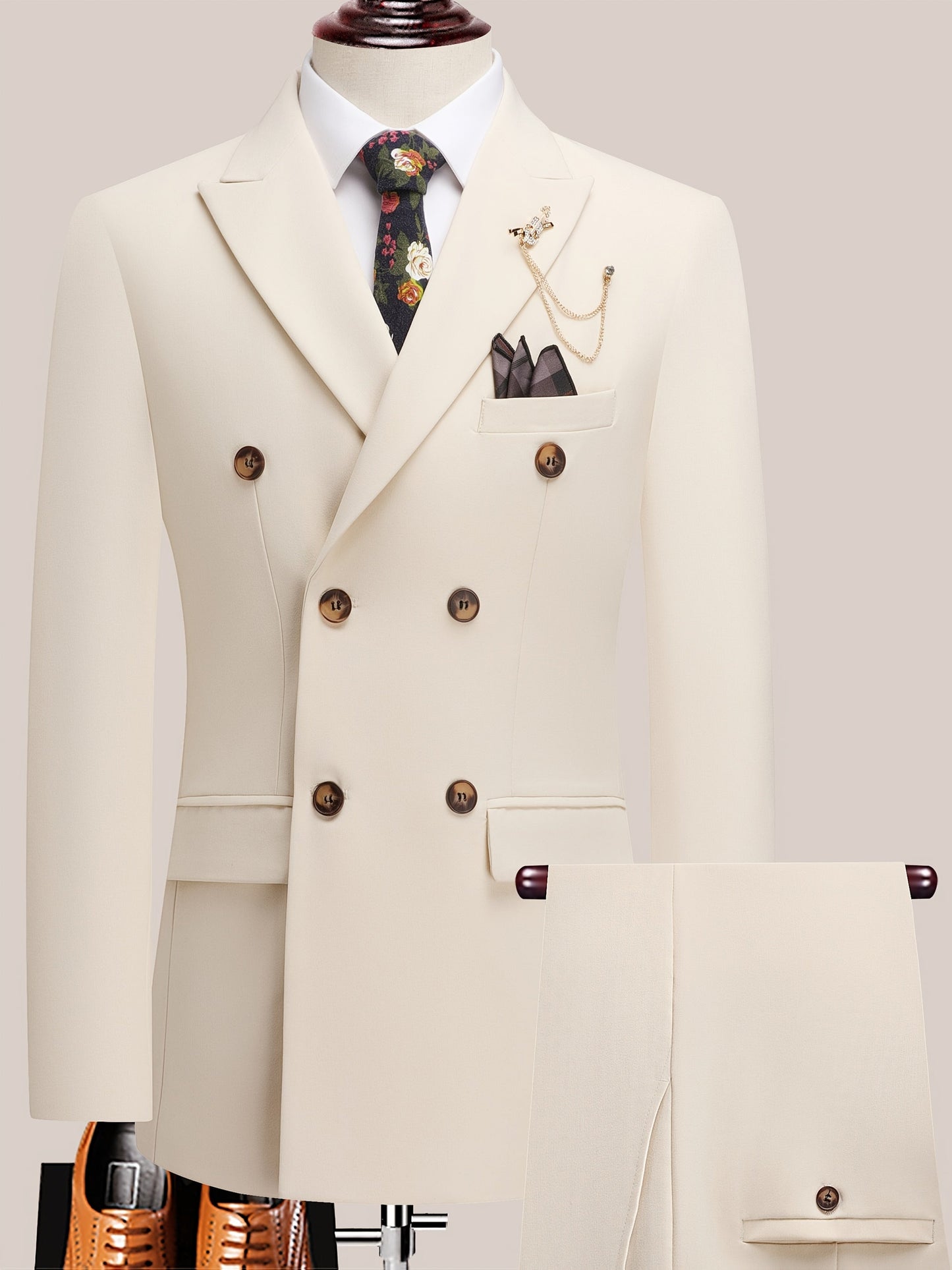 Men's Suit Set - Tailored Formal Style 031845