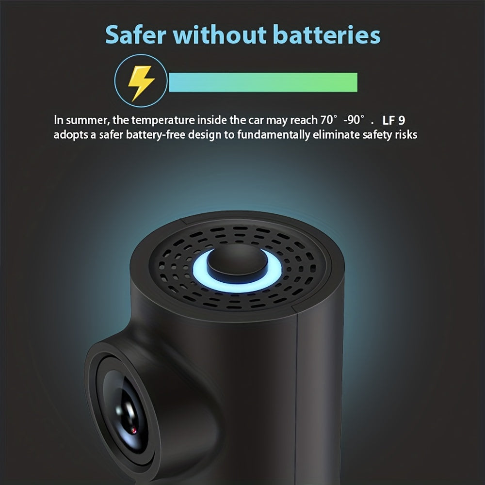 Dash Cam 1296P WiFi Car Camera, Dash Camera for Cars, Front Camera 1296P, Dashcam for Cars, WDR, Loop Recording, G-Sensor, 24 Hours Parking Monitor, Support 128GB Max