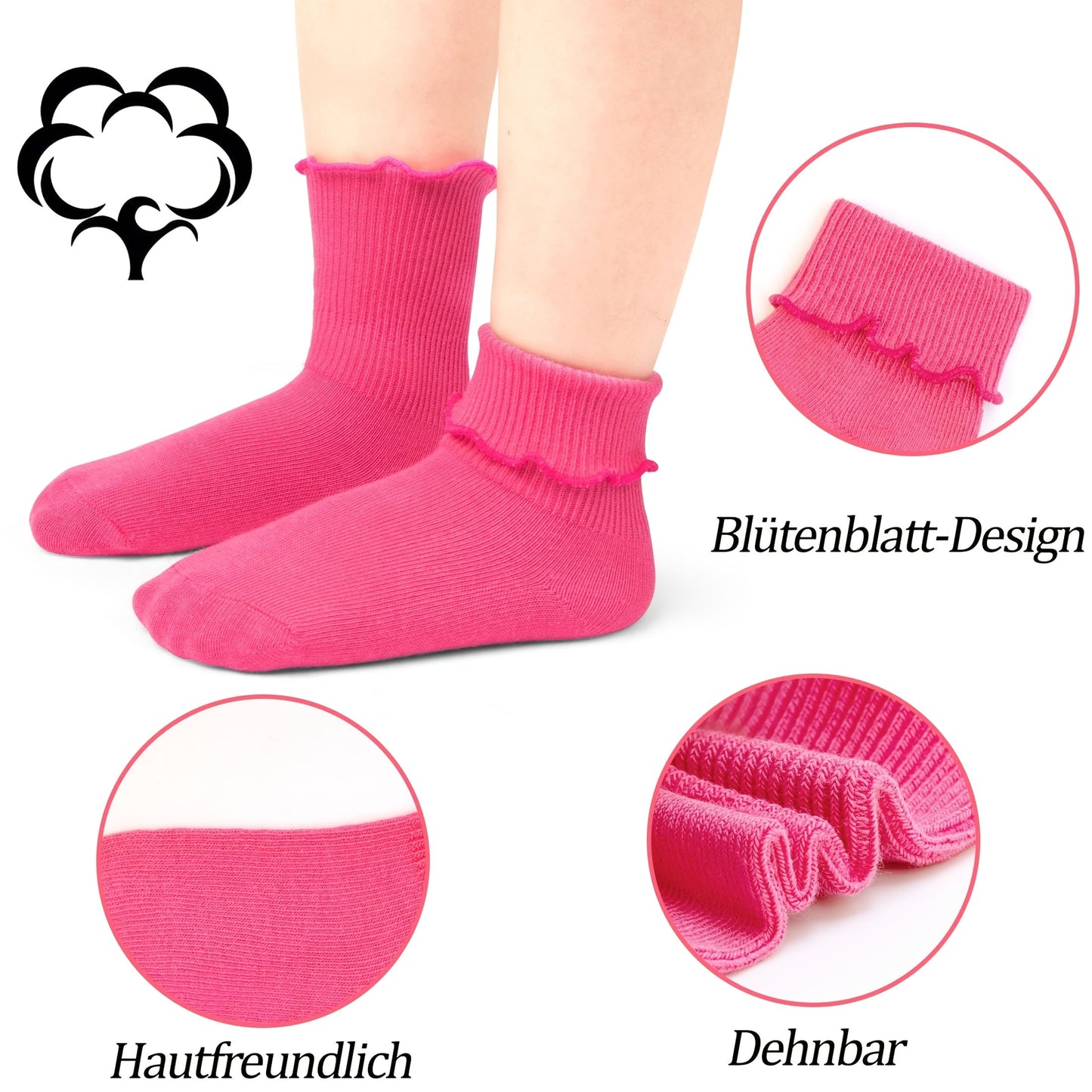 Kids' Cute Print Baby & Kids Socks - 24-Pair Pack