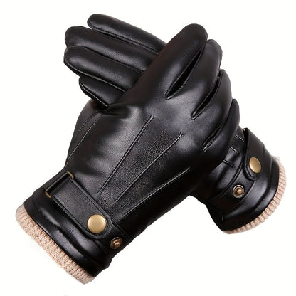 Waterproof Winter Gloves for Men – Thermal Ski Riding Cycling Driving Cold-Proof Touchscreen Warm Gloves for Outdoor Sports