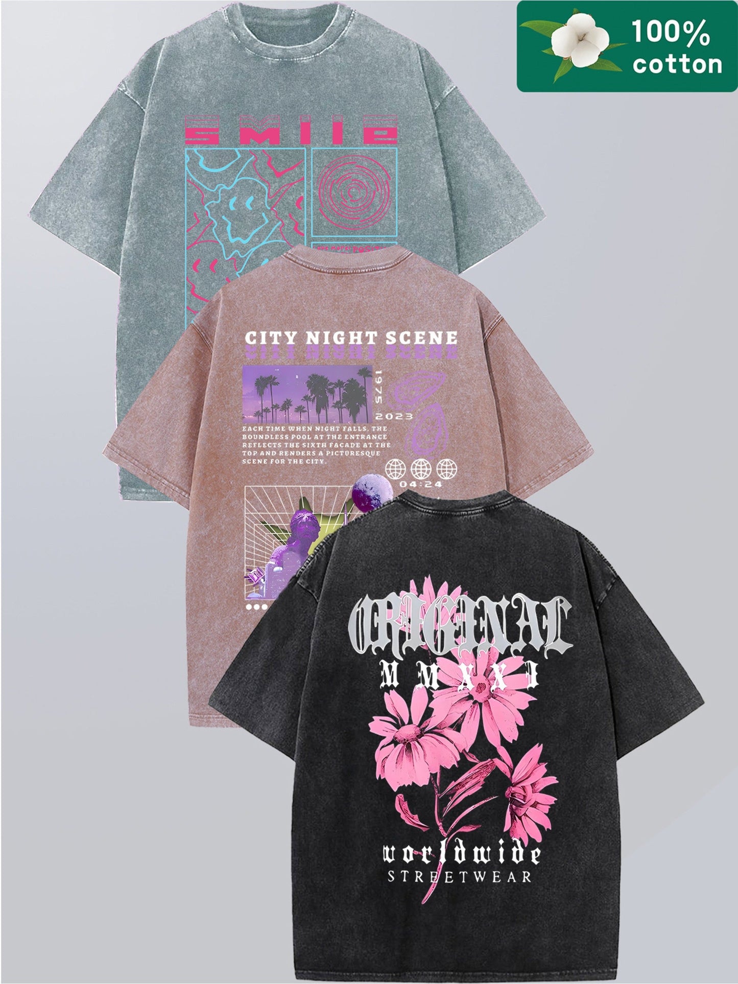 Unisex's Graphic Print T-Shirt - Short Sleeve 950821