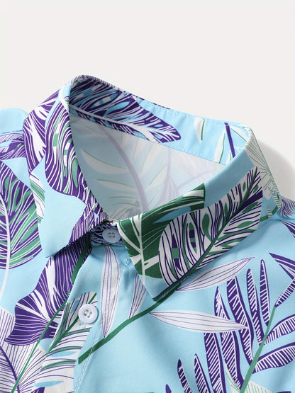 Men's Shirt and Shorts Set - Coordinated Summer Urban Edition