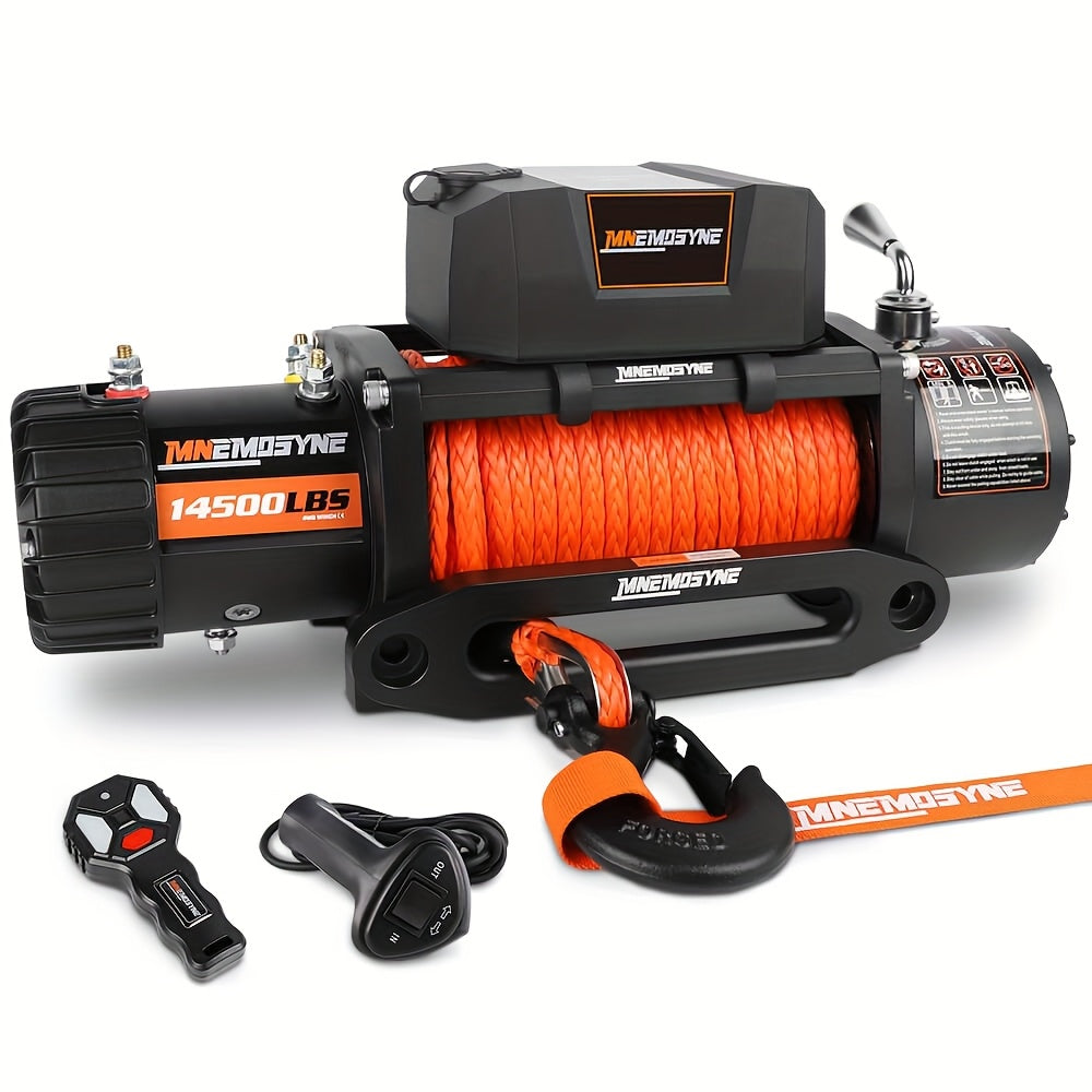 14500lb/13000lb/4500lb/3000lb Electric Winch 12V Winch Steel Cable Synthetic Rope 4WD/4X4 Offroad Towing Trucks Trailers Offroad Recovery Robust Construction For SUV Trailer Boat Winch ATV UTV ATV Winch Kit Winch Cover/winch Hitch Receiver To Choose