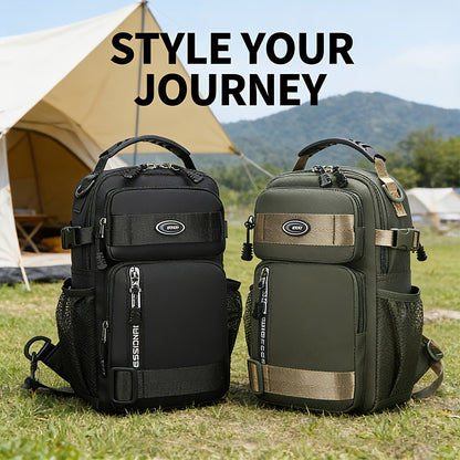 Crossbody Chest Bag Unisex Multipurpose Shoulder Sling Bag with Adjustable Strap Zipper Closure Versatile Carry Styles for Daily Use Travel Outdoor Black Grey