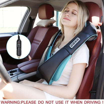 Neck Shoulder Massager with Heat – Shiatsu Deep Kneading Massage Pillow for Back, Waist & Muscle Pain Relief, Portable Electric Massager, Perfect Gift for Wife, Husband, Parents & Office Workers