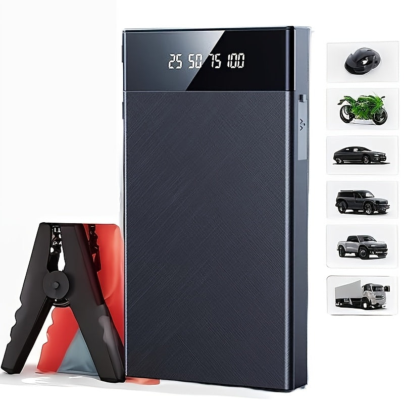 Portable Car Starter, Peak Battery Jumper Starter Portable, Car Battery Jumper Box, 12V Portable Starter for 2.11gal Gasoline And 1.85gal Diesel Cars
