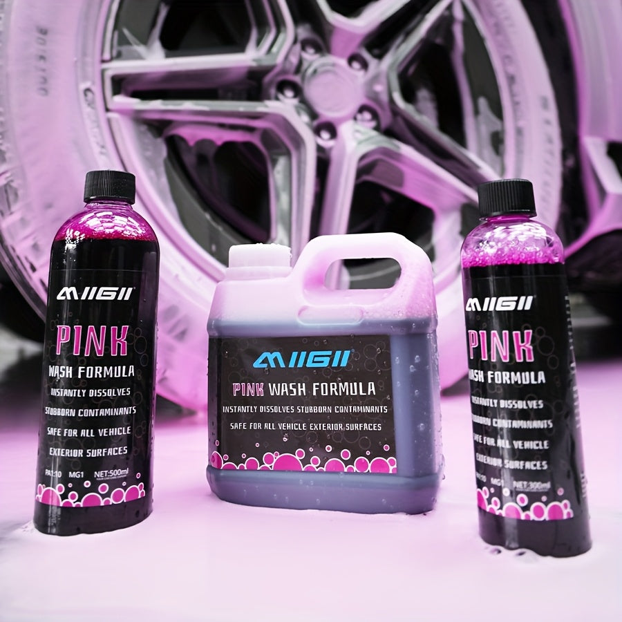 Foaming Car Wash Cleaner High Foam Auto Detailing Shampoo Soap for Vehicle Paint Care, Powerful Formula Penetrates and Breaks Down Tree Sap, Bird Droppings & Tough Stains, Works on RVs, Trucks, Cars & More, Available in 10.14oz, 16.91oz, and 33.81oz