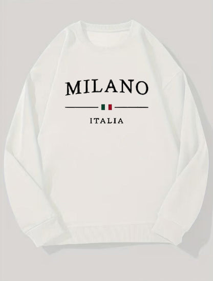 Men's Relaxed Pullover Sweatshirt