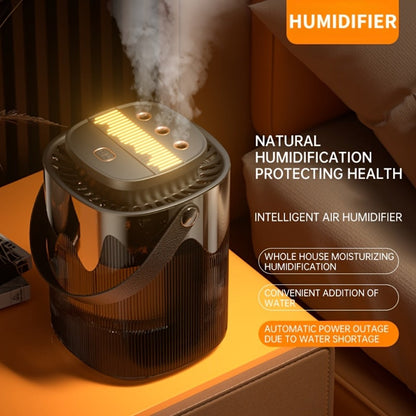 Large Capacity Desktop Humidifier with Night Light – 101oz 3-Nozzle USB Rechargeable Cool Mist Humidifier for Bedroom, Office, Dorm & Home, Quiet Air Humidifier with LED Night Light, Holiday Gift