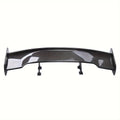 Universal Adjustable GT GTR Style Rear Sport Spoiler Racing Wing - 46.4inch - Glossy Black or Carbon Style - For 99% Sedan Cars - Tuning Accessories - Tail Air Deflector Dam Trunk Lip -  Perfect Gift for Car Enthusiasts