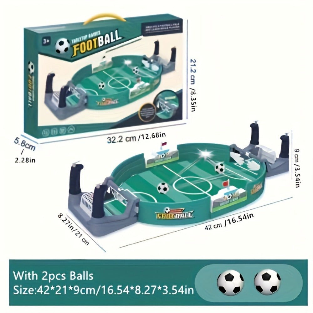 Tabletop Soccer Game for Kids – Portable 2 Player Football Board Game, Parent-Child Competitive Table Football Toy, Durable PP Material, Indoor Family Party Game, Birthday Christmas Thanksgiving Gift