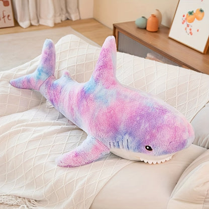 Shark Stuffed Animal Pillow – Soft Cute Plush Throw Pillow for Couch & Kids Room, Birthday Gift for Girls, Women & Ocean Animal Lovers, Mixed Colors