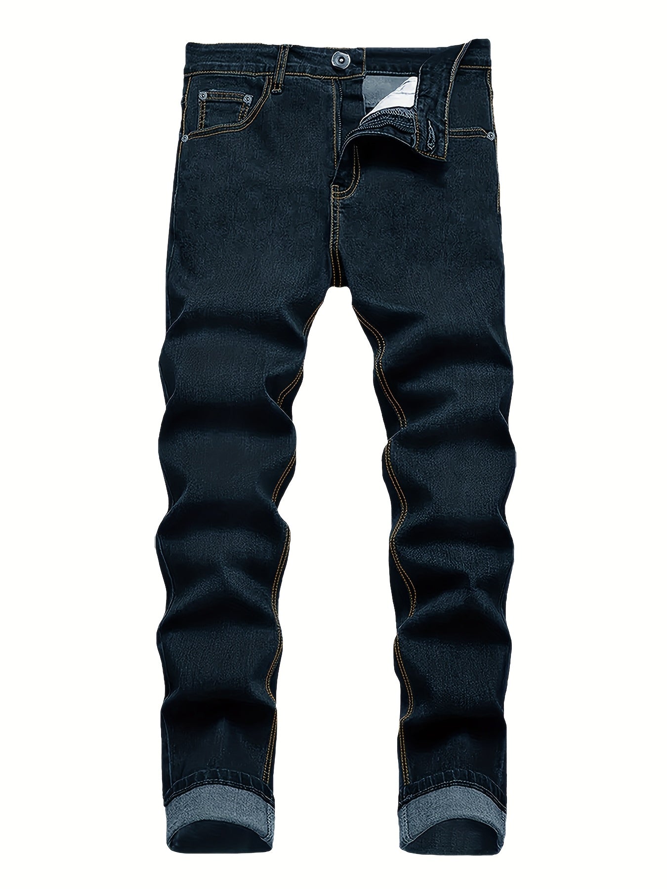 Men's Slim Fit Jeans - Classic Wash Clean Finish Everyday 483045