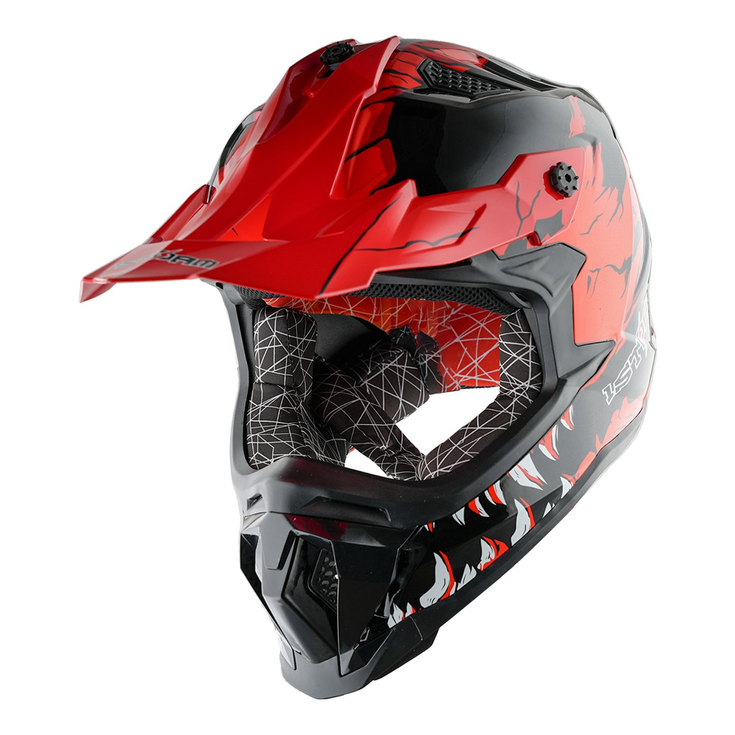 Adult Motorcycle Helmet ATV Dirt Bike Helmet Track Style
