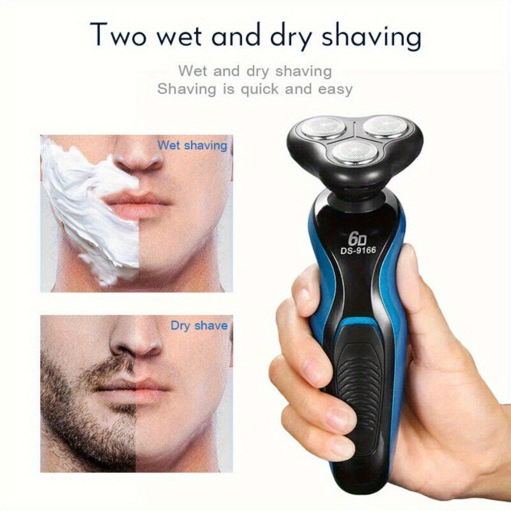 Electric Shaver for Men 4-in-1 – USB Rechargeable Electric Razor & Beard Trimmer Kit for Wet & Dry Shaving, Portable Grooming Set, Perfect Father's Day Gift for Dad, Husband & Male Friends